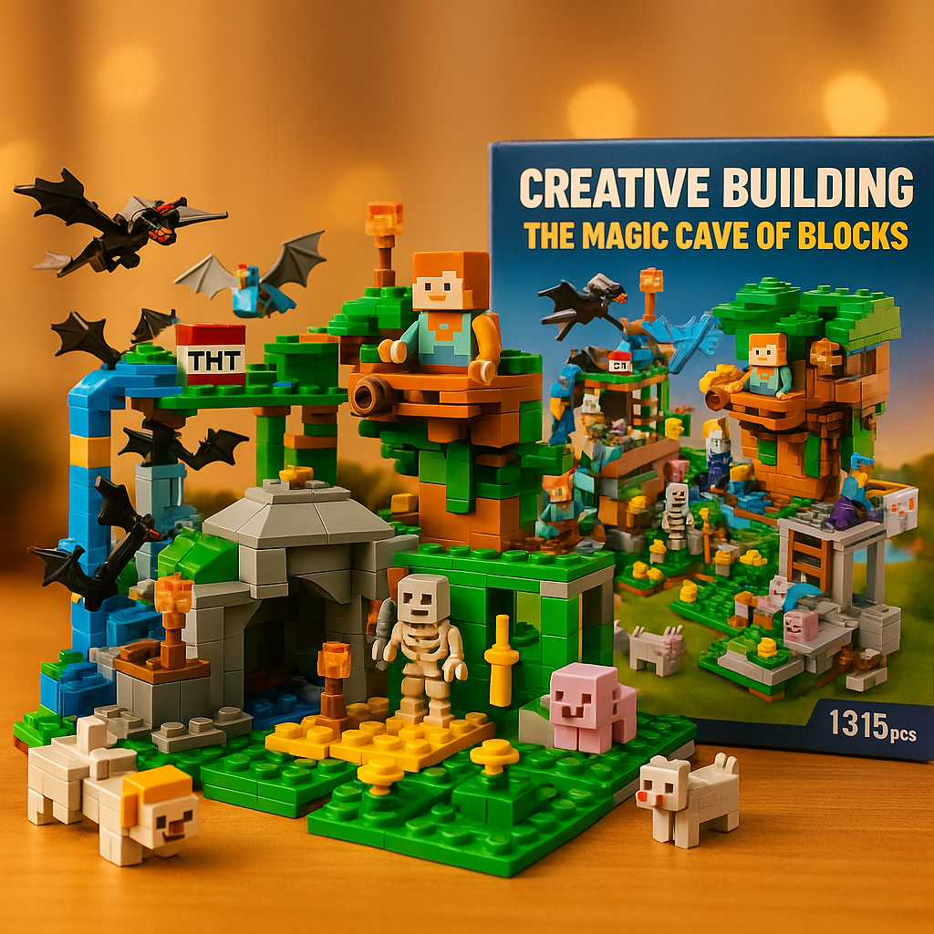 Creative Building: The Magic Cave of Blocks - 1315 pieces