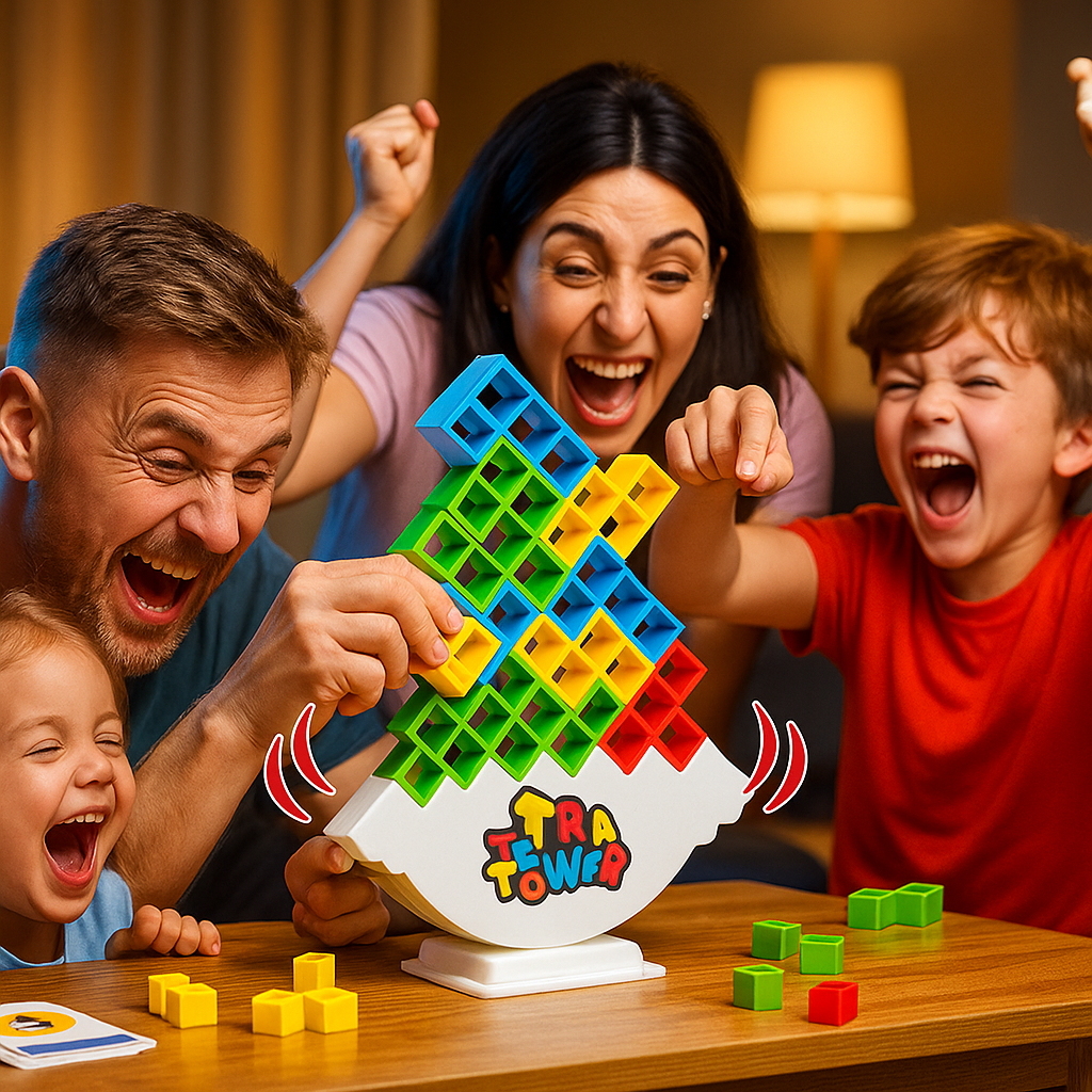 Tetra Tower: Stack and Conquer the Tower!