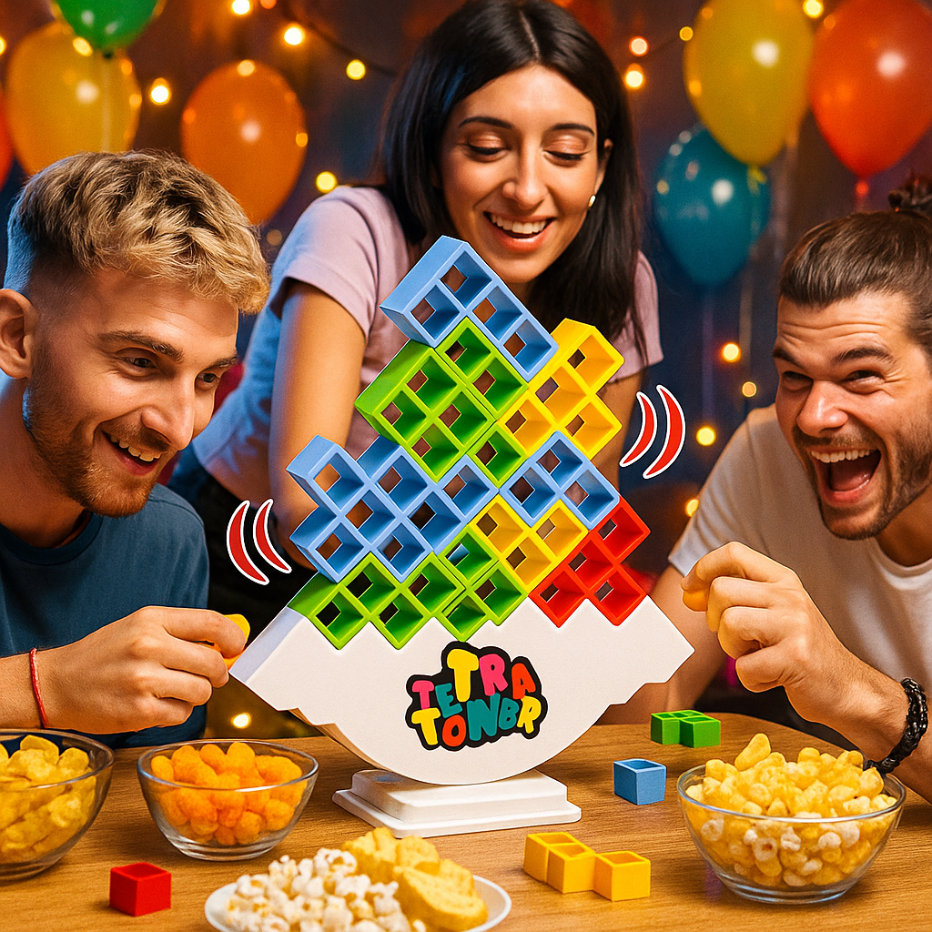 Tetra Tower: Stack and Conquer the Tower!