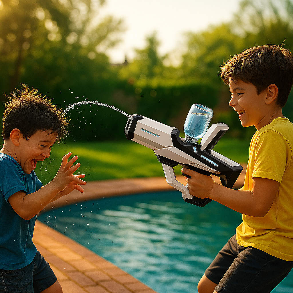 HydroWarrior: The Water Battle Challenge!