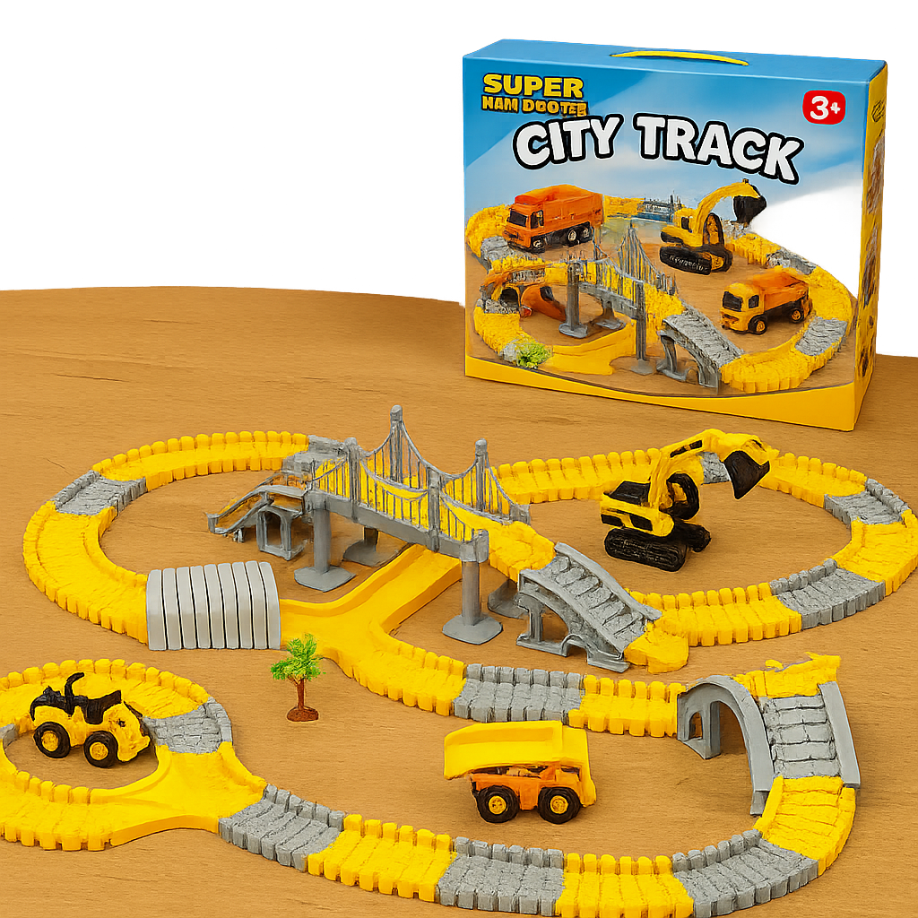 City in Motion: The Little Engineers' Racetrack