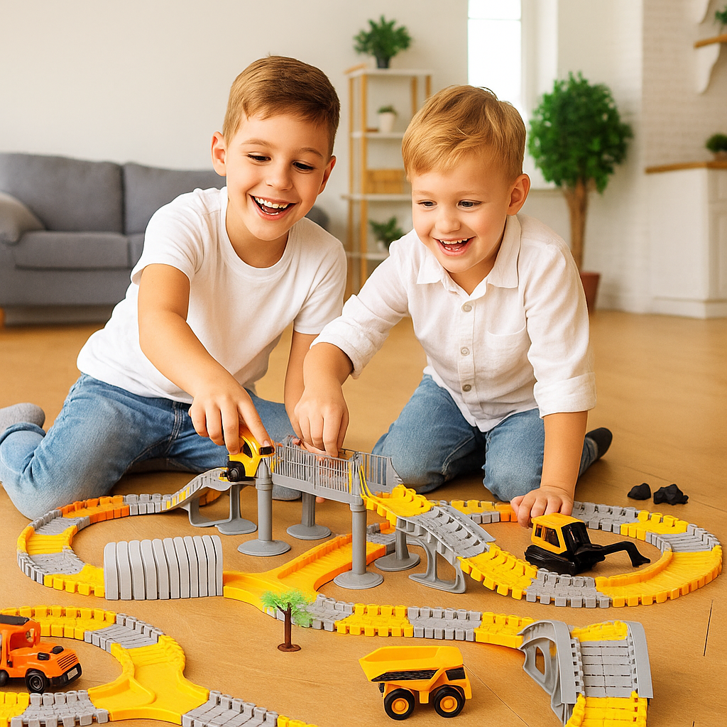 City in Motion: The Little Engineers' Racetrack