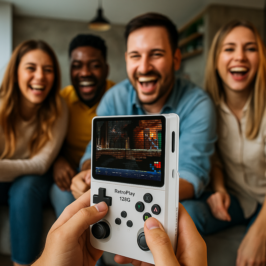 RetroPlay 128G: Portable Console that Brings Back the Classics!