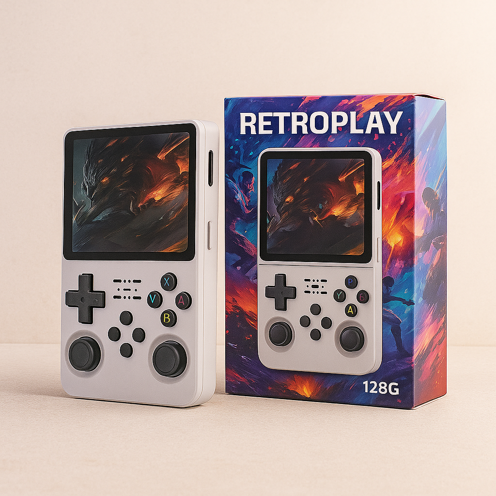 RetroPlay 128G: Portable Console that Brings Back the Classics!