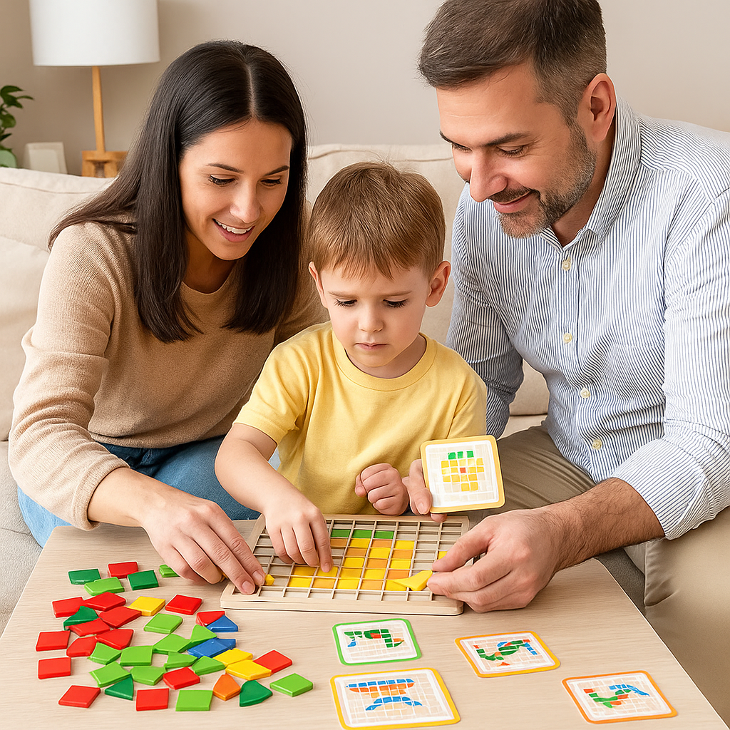 Creative Mosaic: Build Shapes and Learn!
