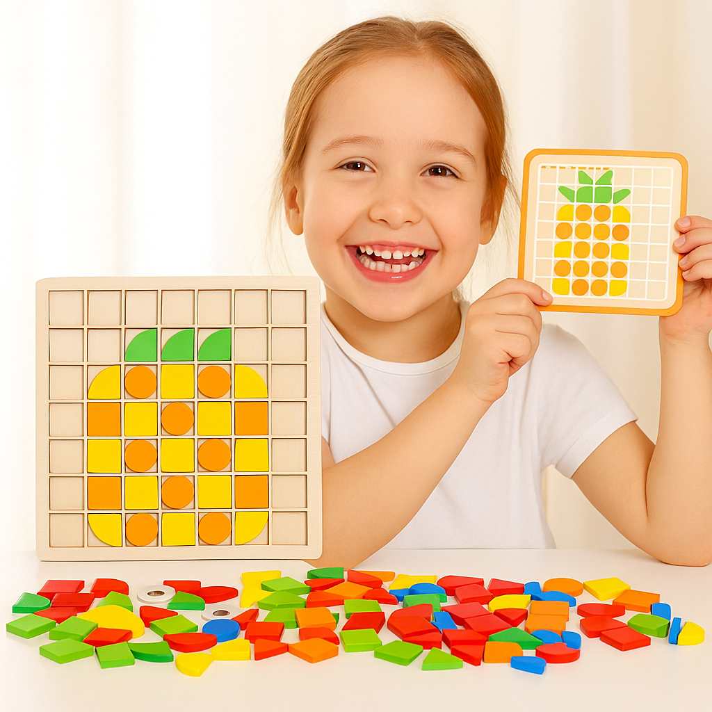 Creative Mosaic: Build Shapes and Learn!