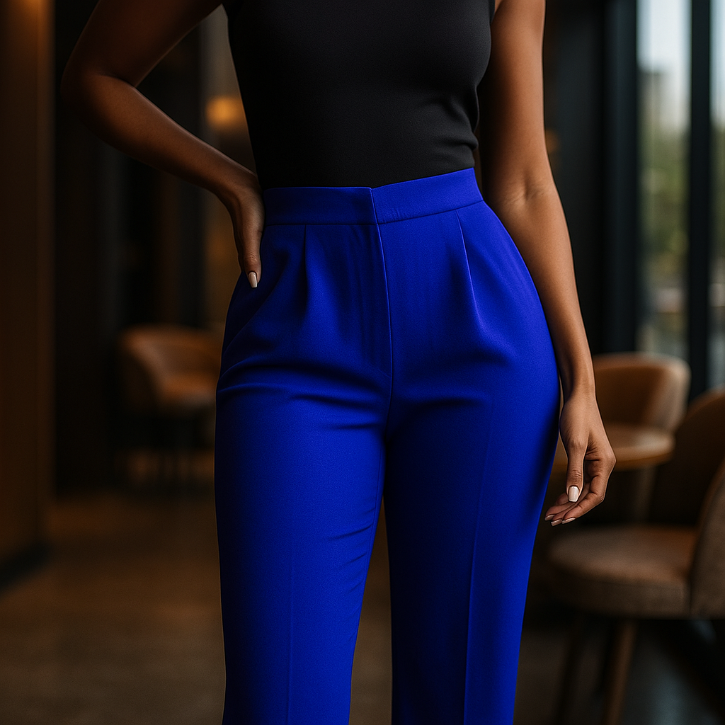 High-Waisted Elegant Pencil Pants