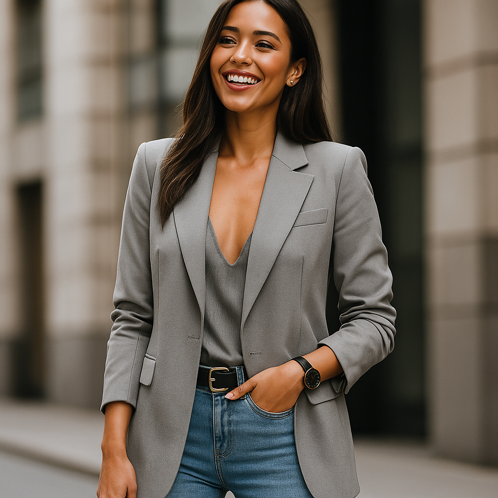 Long Lapel Blazer