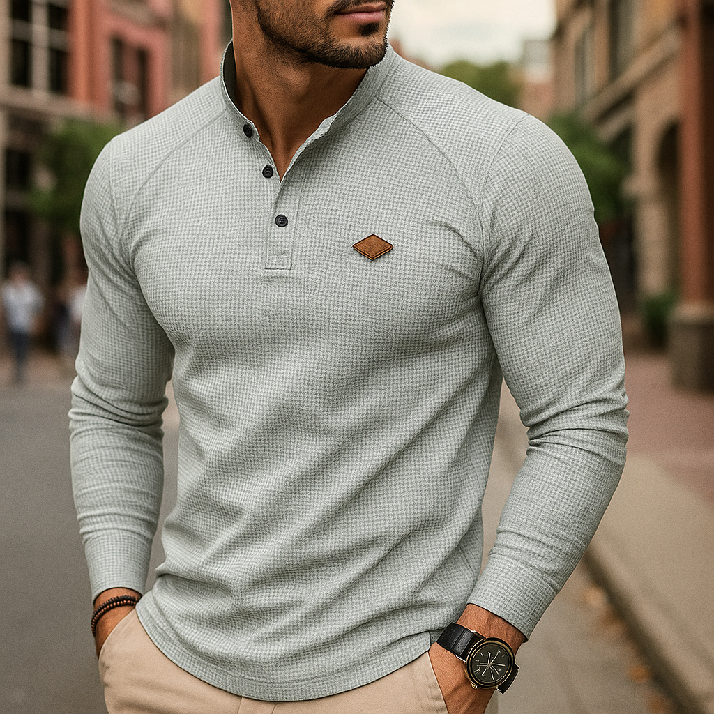 Men's Long Sleeve Polo Shirt