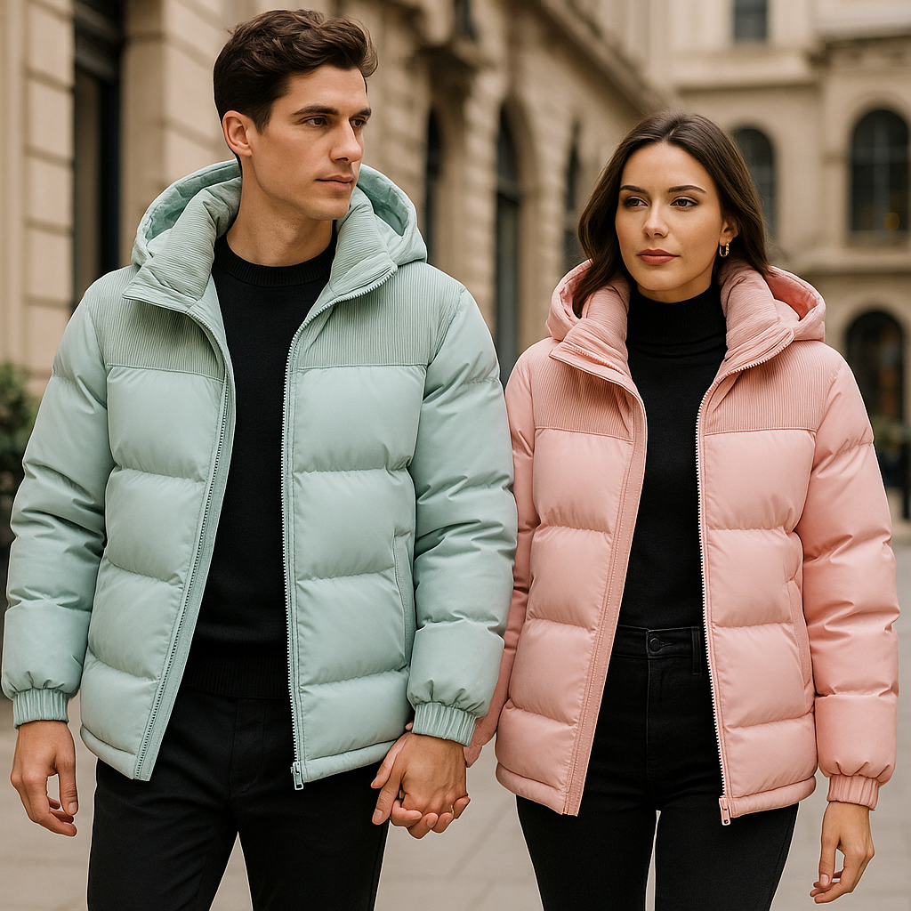 Unisex Jacket with Removable Hood