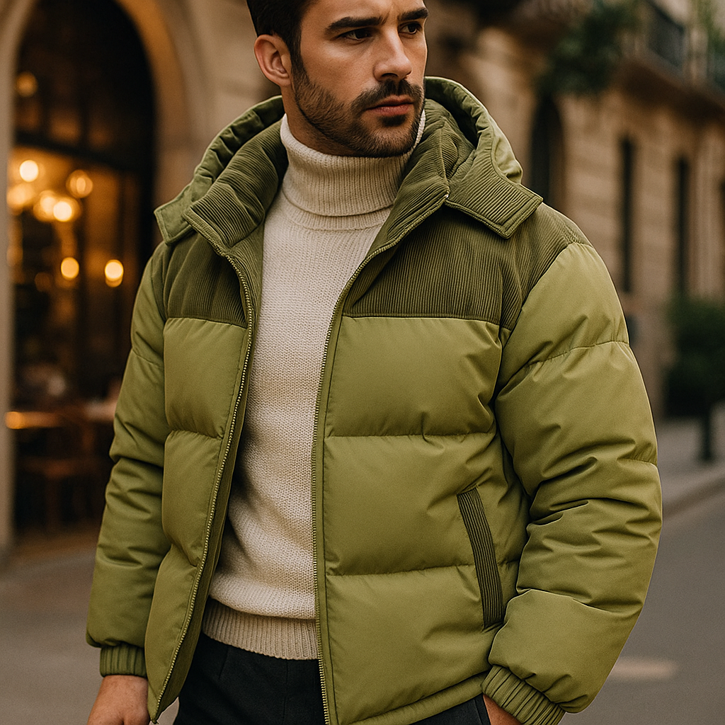 Unisex Jacket with Removable Hood