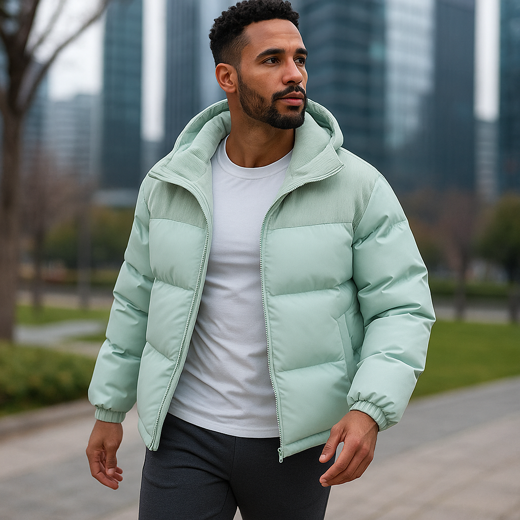 Unisex Jacket with Removable Hood