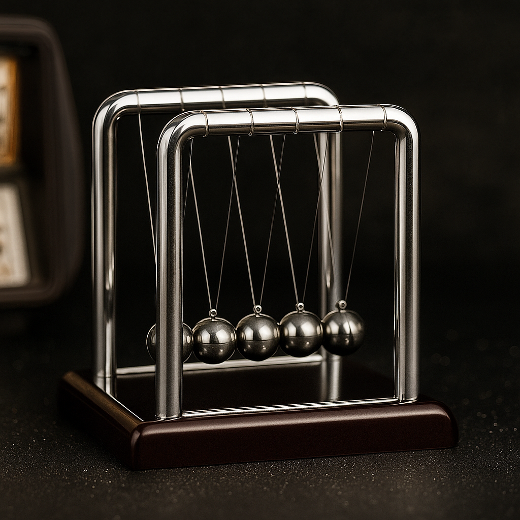 Elegant Newton's Cradle