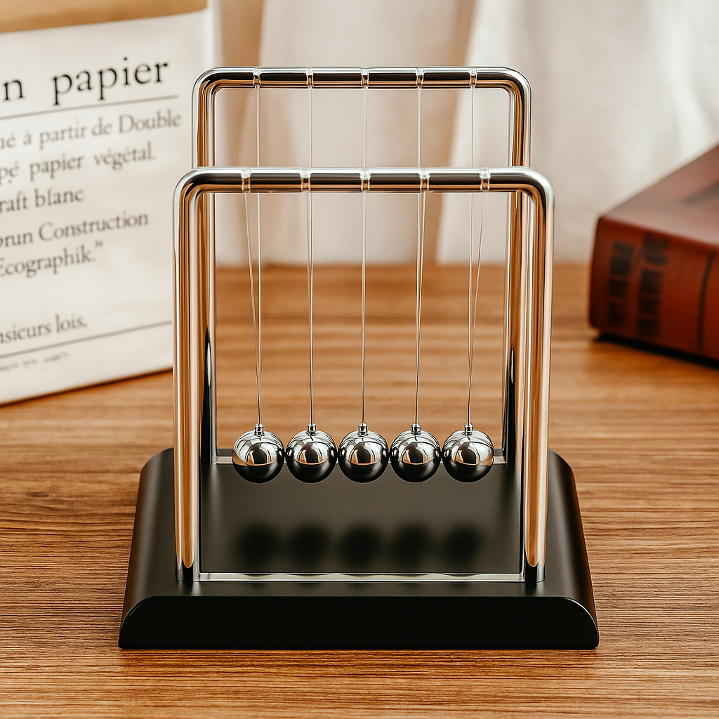 Elegant Newton's Cradle