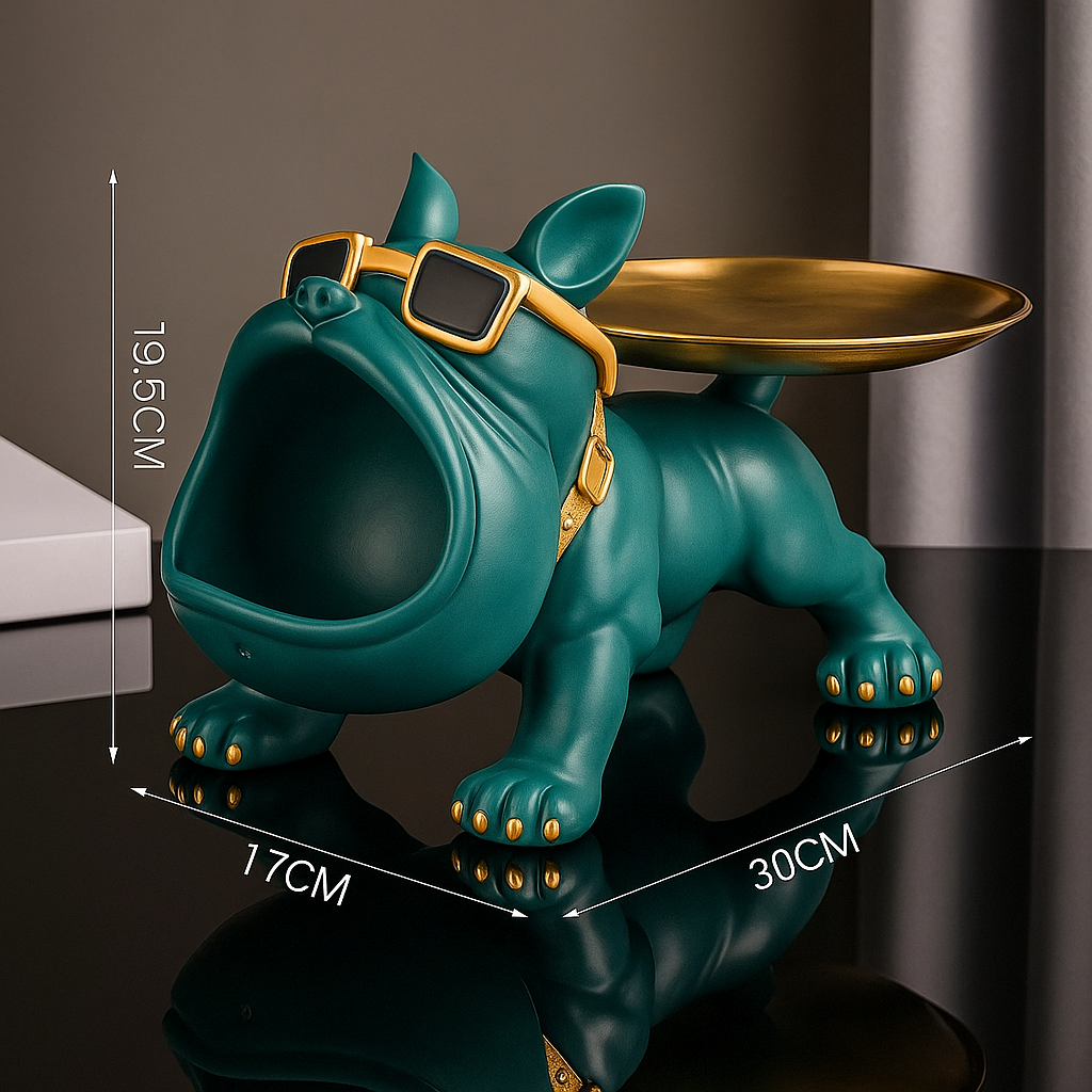 Bulldog Glamour Statue