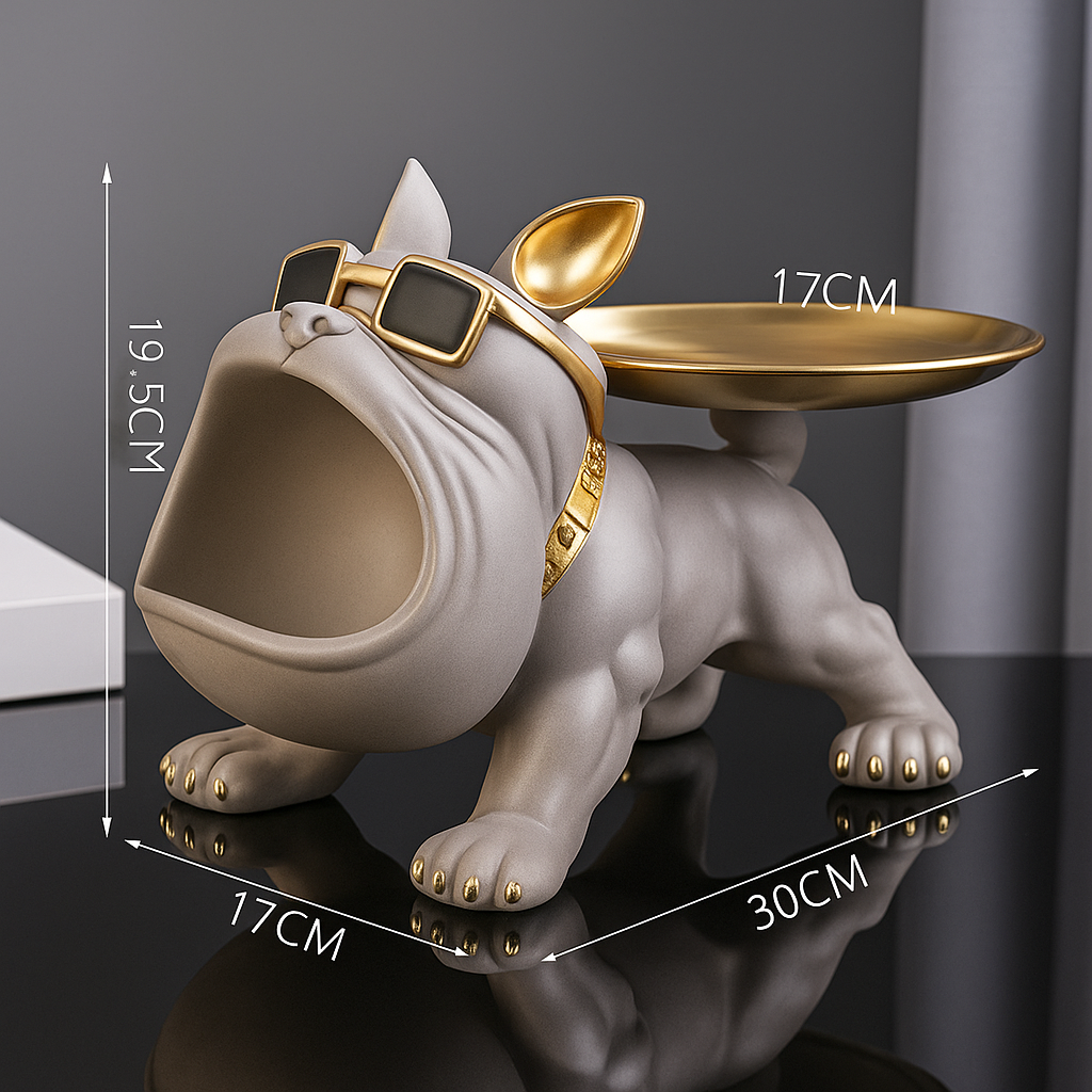 Bulldog Glamour Statue