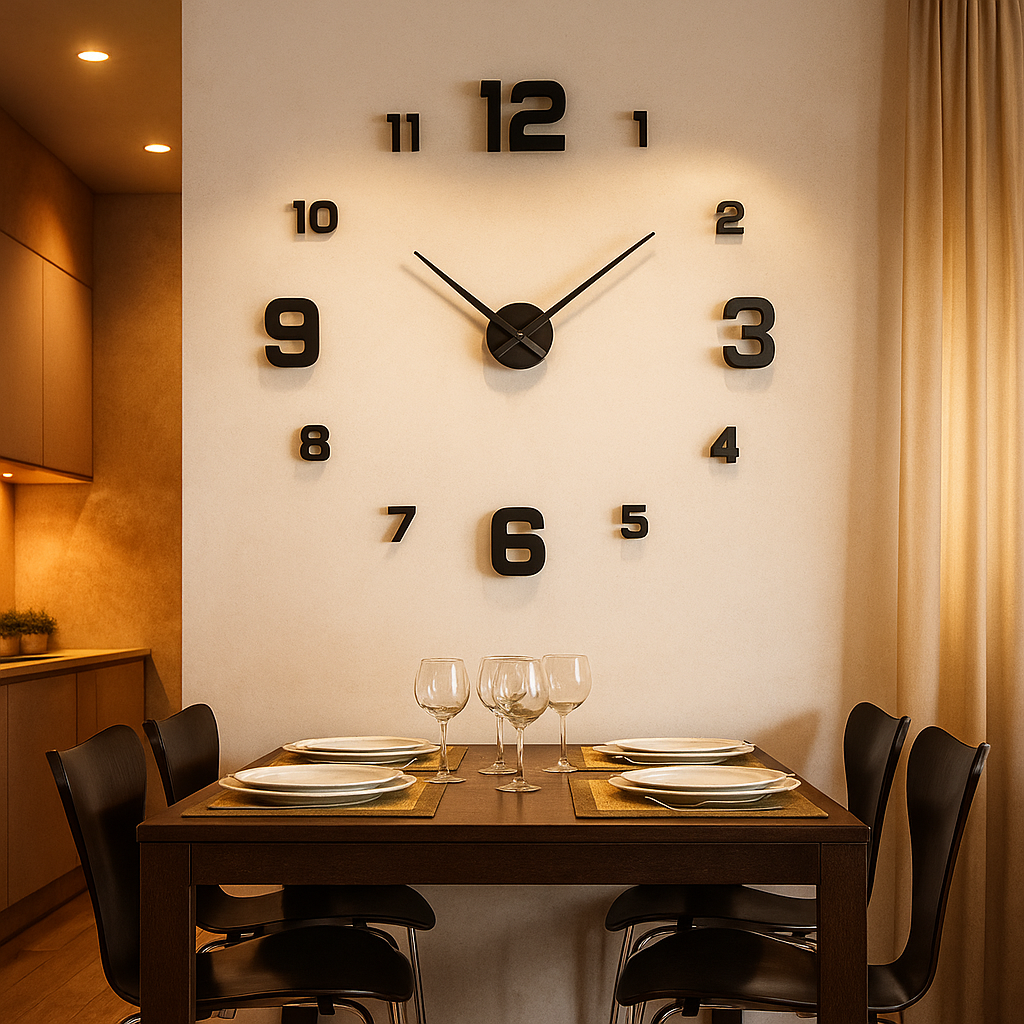 XXL Wall Clock – Minimalist DIY Design