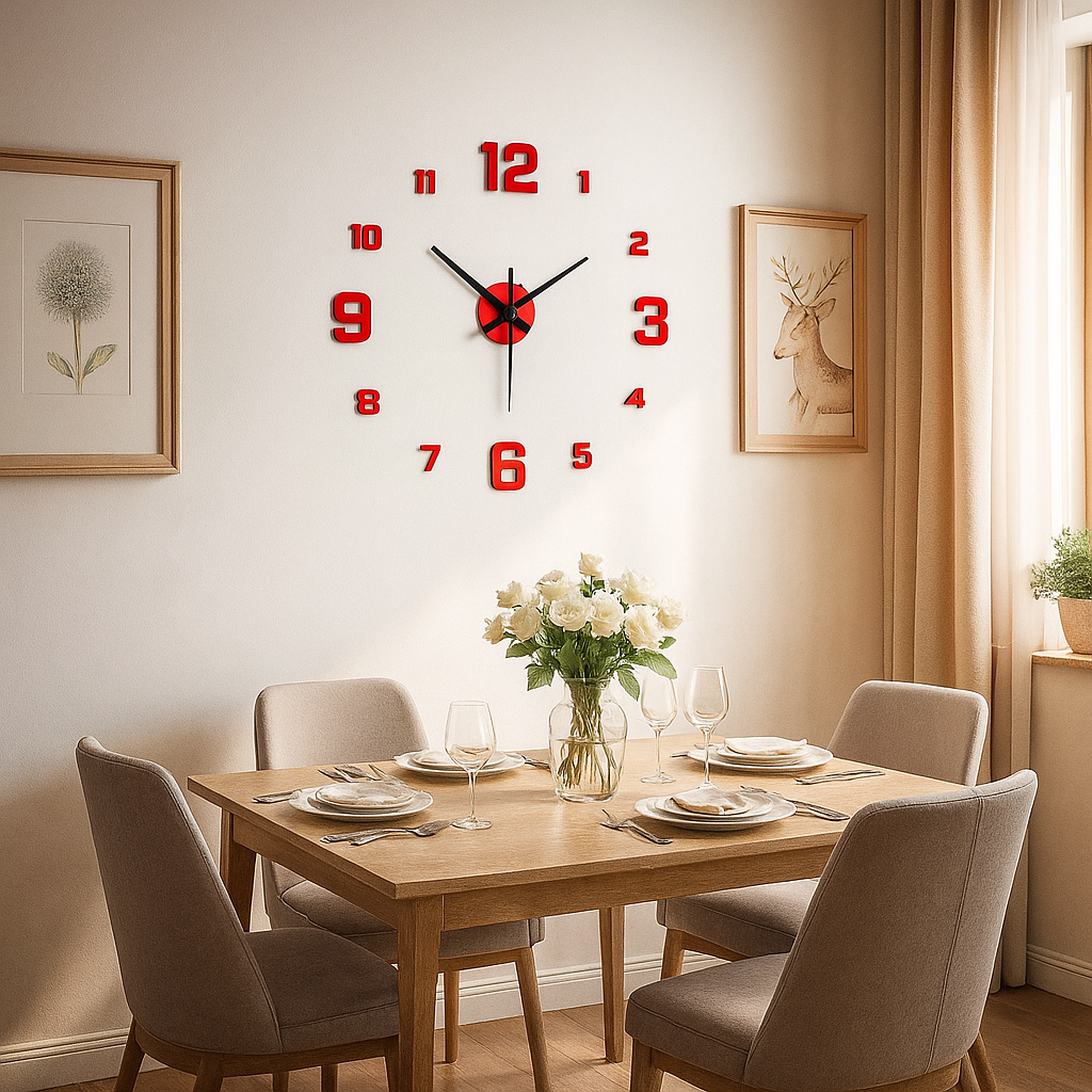 XXL Wall Clock – Minimalist DIY Design