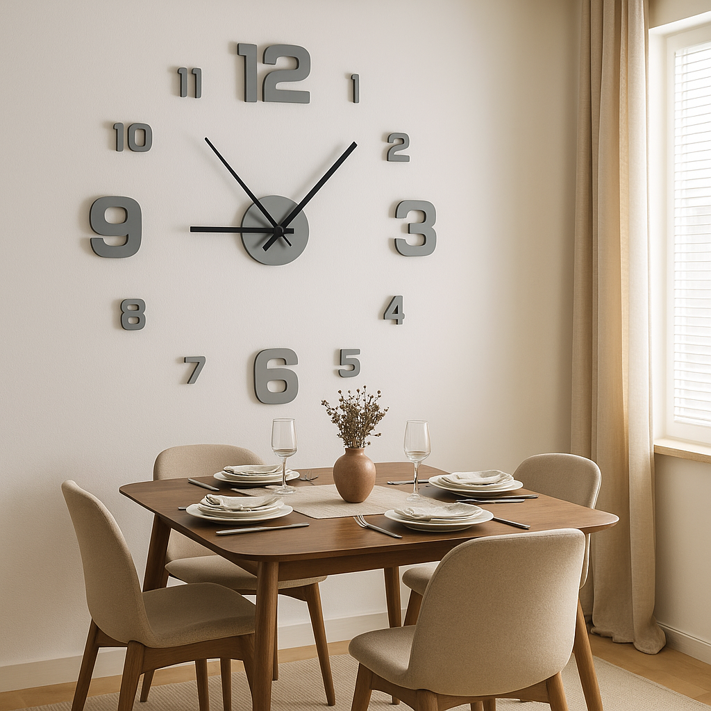 XXL Wall Clock – Minimalist DIY Design