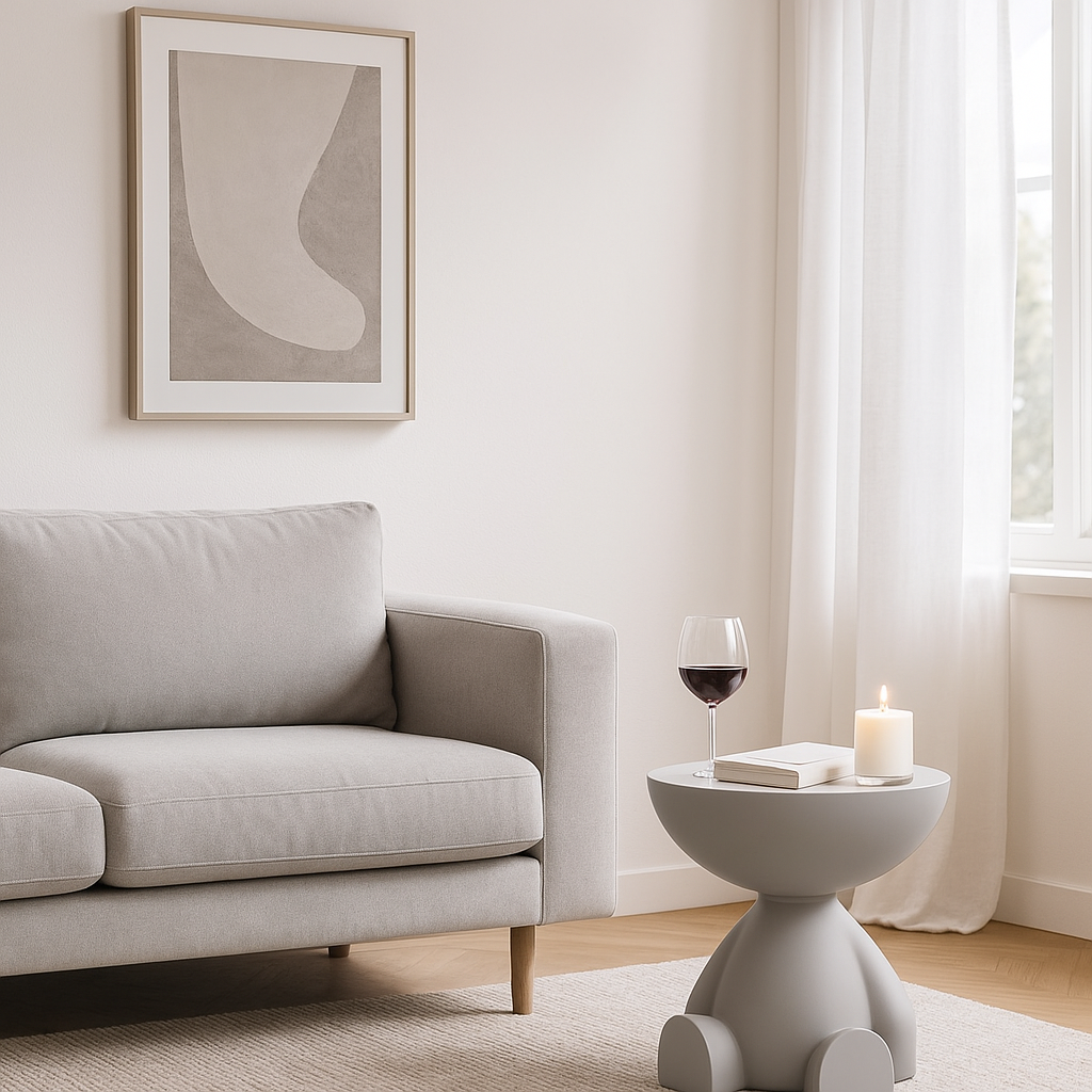 Sculptural Side Table