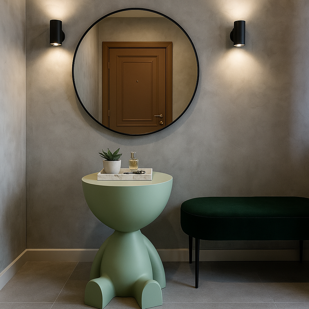 Sculptural Side Table