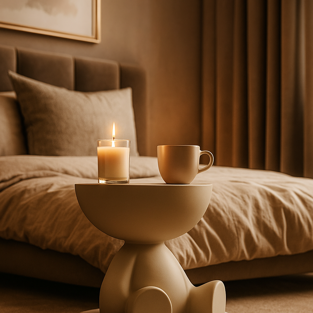 Sculptural Side Table