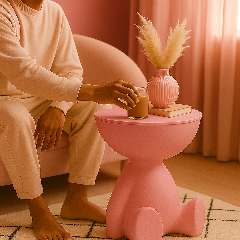 Sculptural Side Table