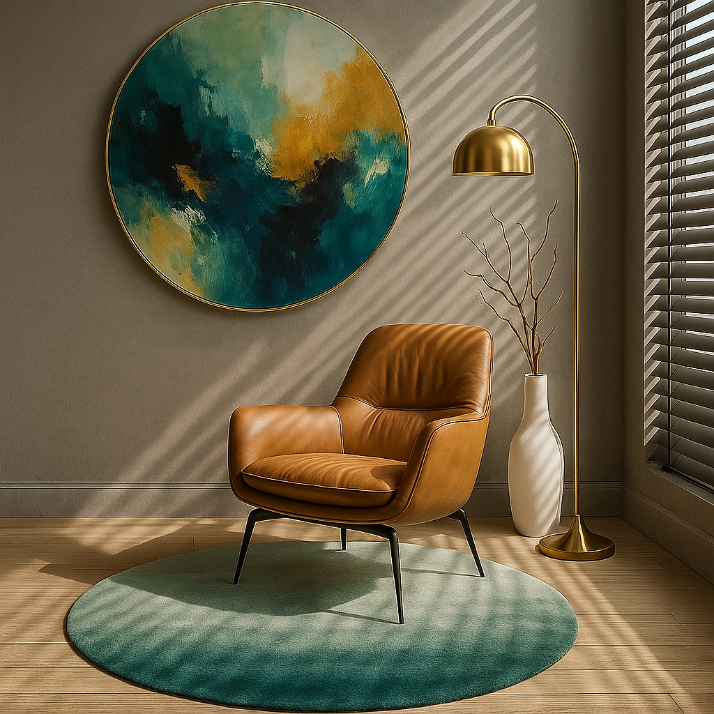Modern Round Rug