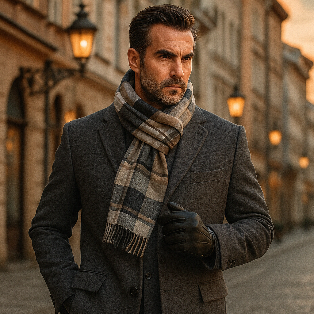 Men’s Elegant Winter Scarf