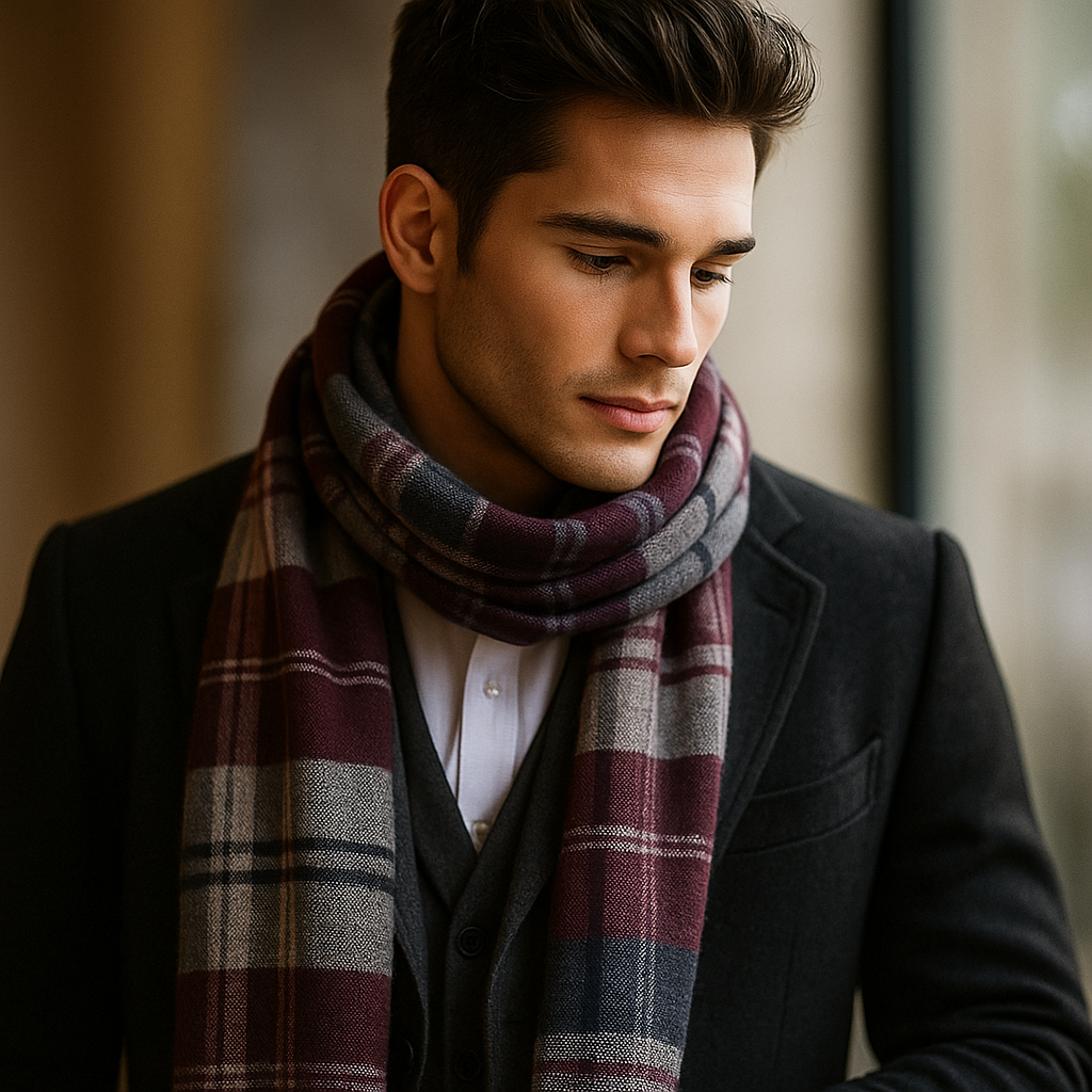 Men’s Elegant Winter Scarf