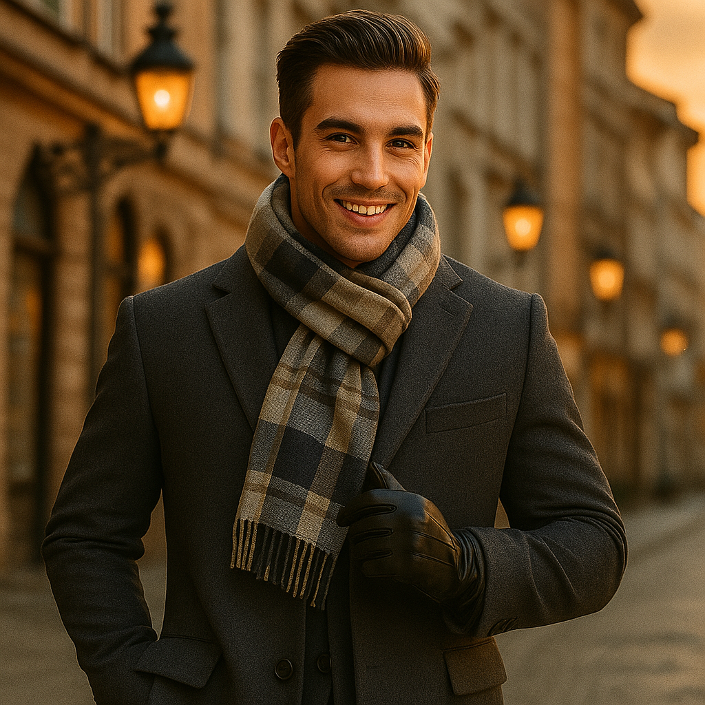 Men’s Elegant Winter Scarf