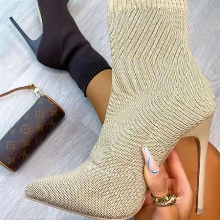 Stiletto Sock Boot