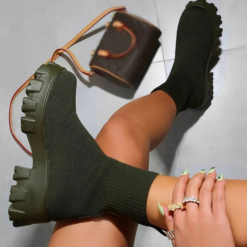 Urban Knit Boots