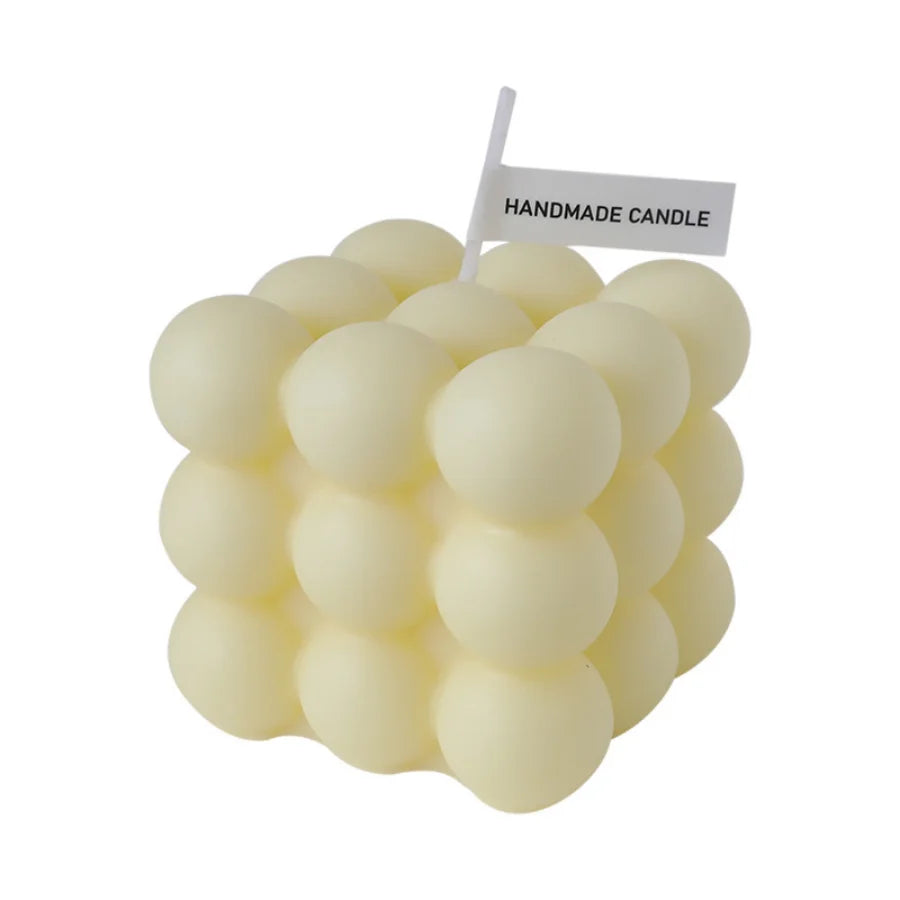 1pc Creative Ball-Shaped Soy Wax Magic Cube Aromatherapy Candle, High-End Wedding Favor Gift, Handmade Decorative Object, Decora