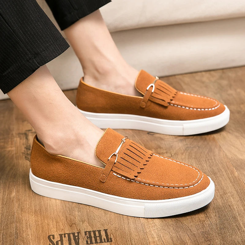 Men Loafers Sneakers Boat Shoes High Quality Casual Shoes Leisure Corduroy ComfortablC Sneakers Fashion Moccasins Driving Shoes