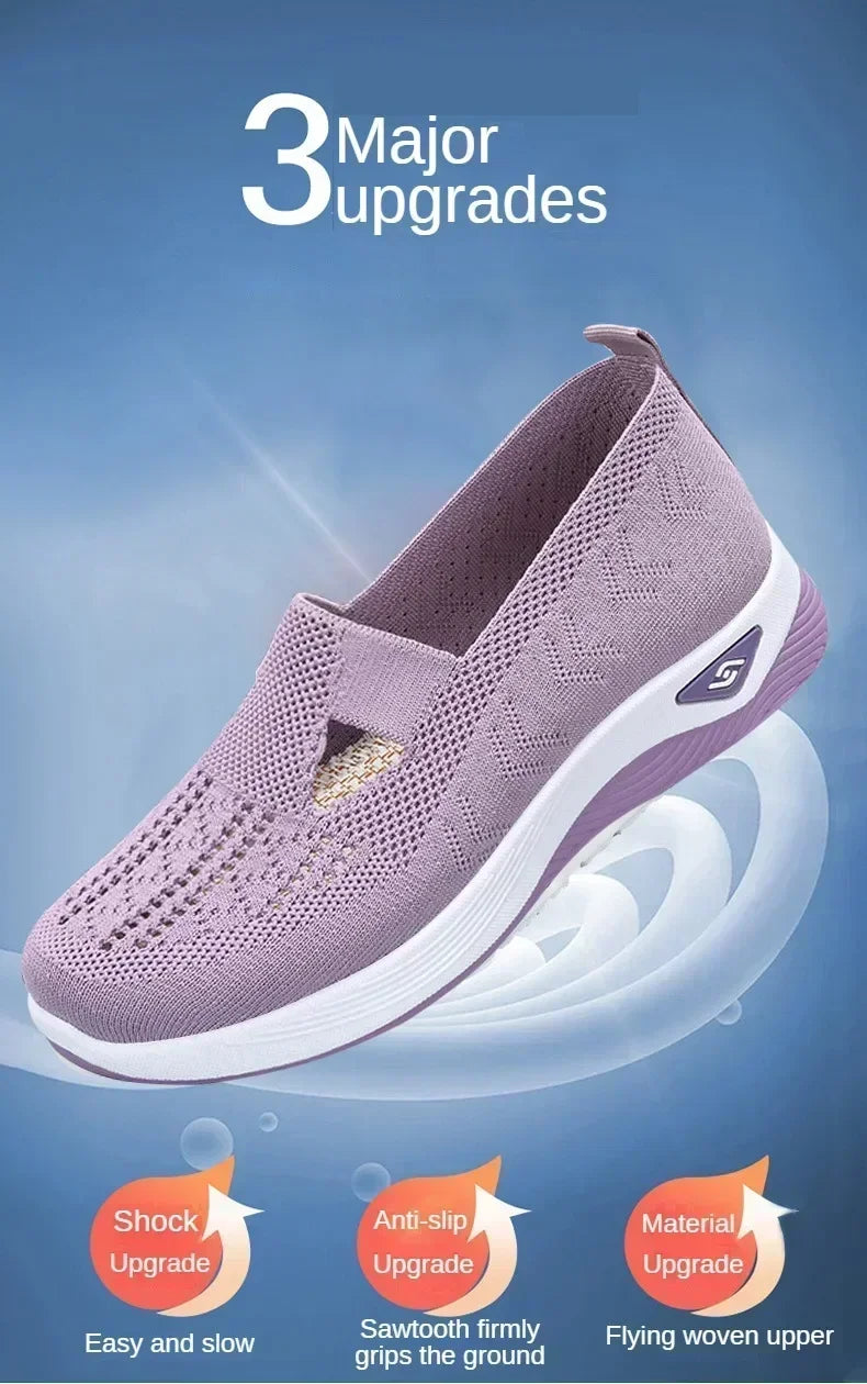 New Arrival Women Mesh Breathable Comfortable Orthopedic Shoes Non Slip Sneakers  Women's casual shoes for spring and summer