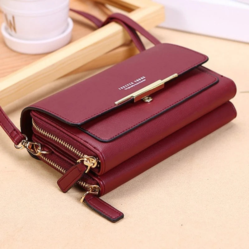 Crimson Luxe Wallet