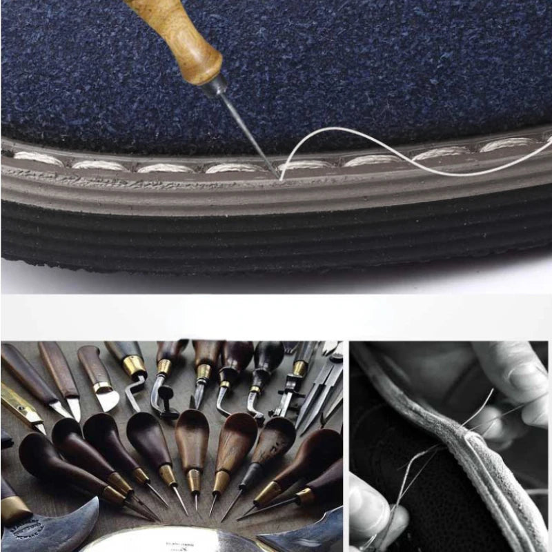 Plus Size 38-48 Men Casual Shoes Men's Suede Shoe Lace Up Blue Oxford Shoes for Men Flats Luxury Breathable Dress Shoes for Male