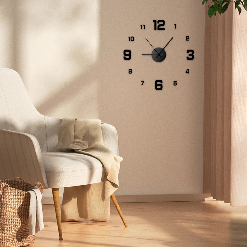 XXL Wall Clock – Minimalist DIY Design