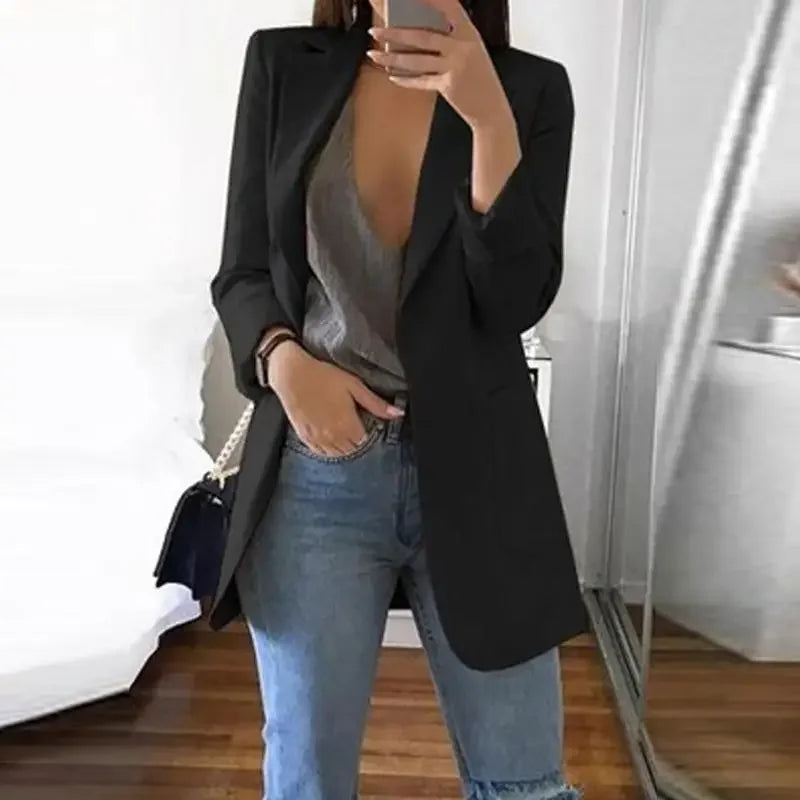 Long Lapel Blazer