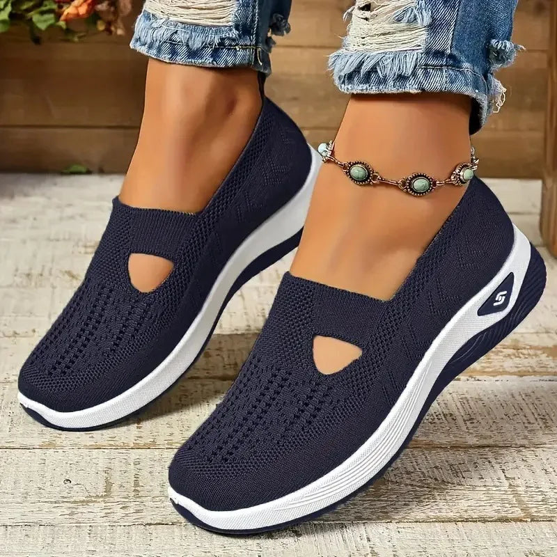New Arrival Women Mesh Breathable Comfortable Orthopedic Shoes Non Slip Sneakers  Women's casual shoes for spring and summer